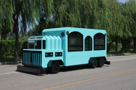 Rustic Street Cuisine Cart Large Capacity and Refrigerator for Street ...